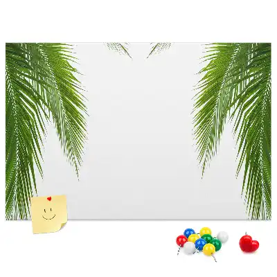 Tableau de liège Feuilles palmier nature