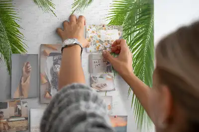 Tableau de liège Feuilles palmier nature