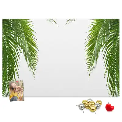 Tableau de liège Feuilles palmier nature