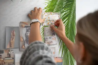 Tableau de liège Feuilles palmier nature