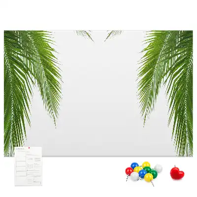Tableau de liège Feuilles palmier nature
