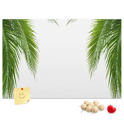 Tableau de liège Feuilles palmier nature
