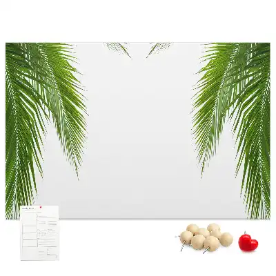 Tableau de liège Feuilles palmier nature