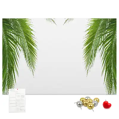 Tableau de liège Feuilles palmier nature
