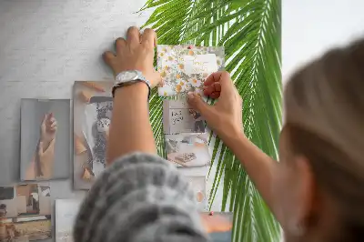 Tableau de liège Feuilles palmier nature