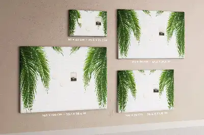 Tableau de liège Feuilles palmier nature