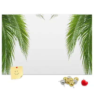 Tableau de liège Feuilles palmier nature