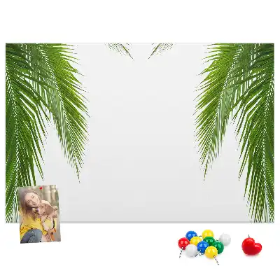 Tableau de liège Feuilles palmier nature