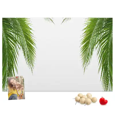Tableau de liège Feuilles palmier nature