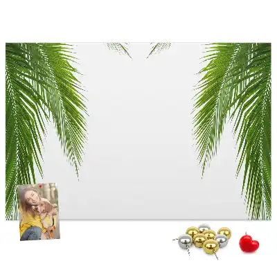 Tableau de liège Feuilles palmier nature