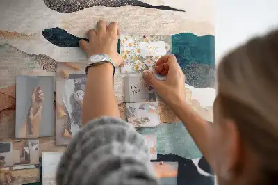 Tableau en liège décoratif Vision moderne de la nature
