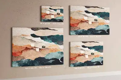 Tableau en liège décoratif Vision moderne de la nature
