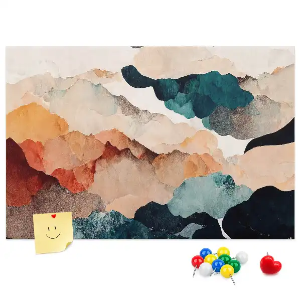 Tableau d’affichage en liège Paysage art