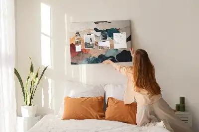 Tableau d’affichage en liège Paysage art