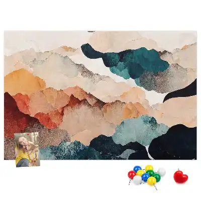 Tableau d’affichage en liège Paysage art