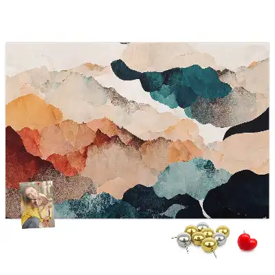 Tableau d’affichage en liège Paysage art