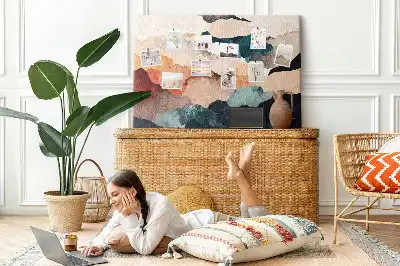 Tableau d’affichage en liège Paysage art