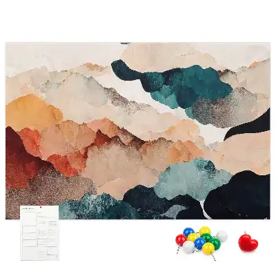 Tableau d’affichage en liège Paysage art