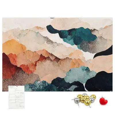 Tableau d’affichage en liège Paysage art