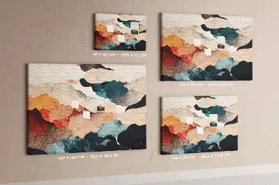 Tableau d’affichage en liège Paysage art