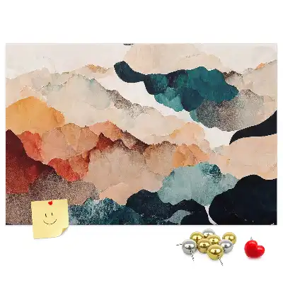 Tableau d’affichage en liège Paysage art