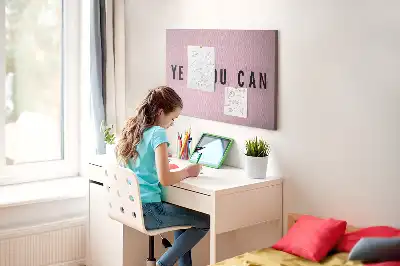 Tableau d’affichage en liège Yes You Can
