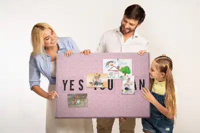 Tableau d’affichage en liège Yes You Can