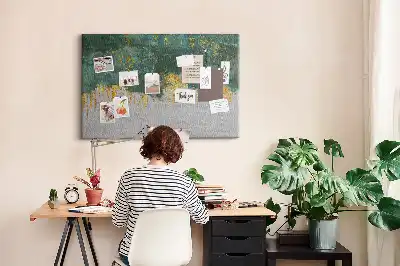 Tableau de liège Motif élégant sur toile