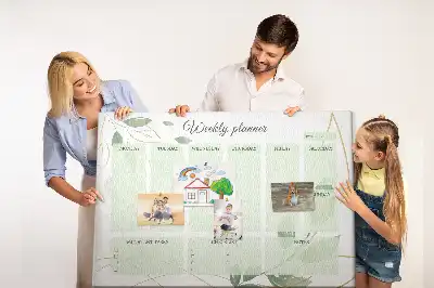 Tableau de liège Planificateur hebdomadaire à feuilles