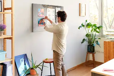 Tableau d’affichage en liège Marbre art