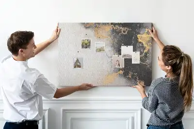 Tableau d’affichage en liège Marbre art