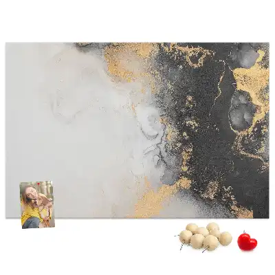 Tableau d’affichage en liège Marbre art