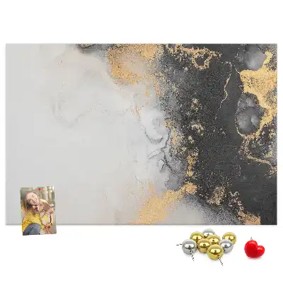 Tableau d’affichage en liège Marbre art