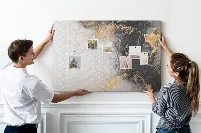 Tableau d’affichage en liège Marbre art