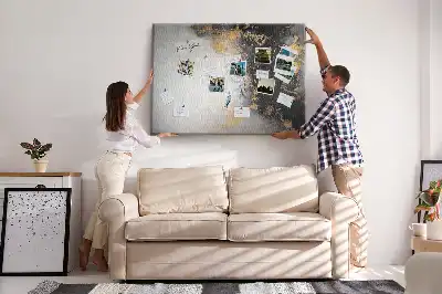 Tableau d’affichage en liège Marbre art