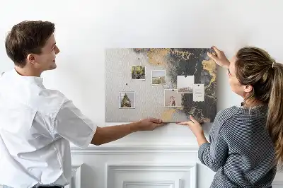 Tableau d’affichage en liège Marbre art