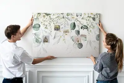 Tableau de liège motif plantes nature