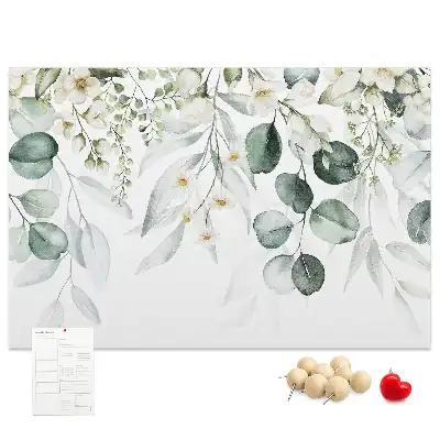 Tableau de liège motif plantes nature