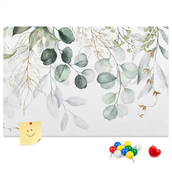 Tableau en liège décoratif motif plantes suspendues