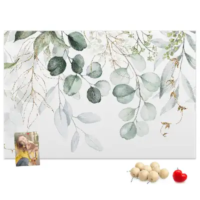 Tableau en liège décoratif motif plantes suspendues