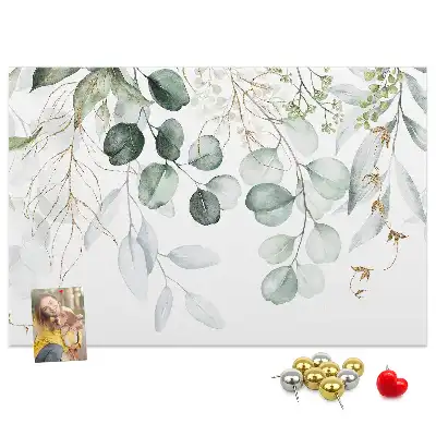 Tableau en liège décoratif motif plantes suspendues