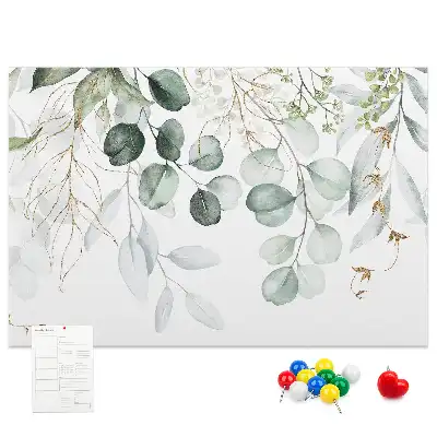 Tableau en liège décoratif motif plantes suspendues