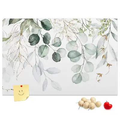 Tableau en liège décoratif motif plantes suspendues