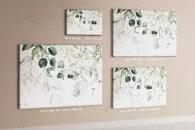 Tableau en liège décoratif motif plantes suspendues