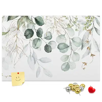 Tableau en liège décoratif motif plantes suspendues
