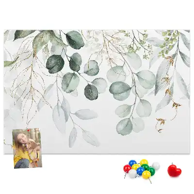 Tableau en liège décoratif motif plantes suspendues