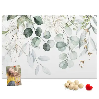 Tableau en liège décoratif motif plantes suspendues