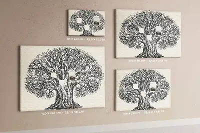 Tableau d’affichage en liège Majestueux arbre solitaire
