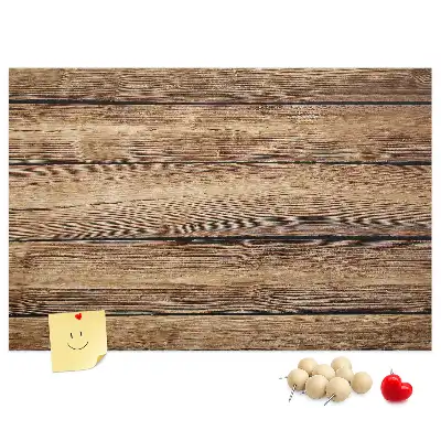 Tableau en liège déco Planches de bois rustiques