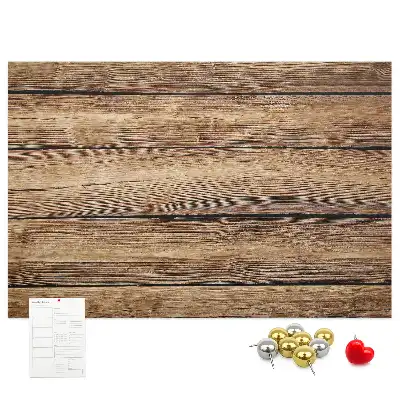Tableau en liège déco Planches de bois rustiques
